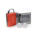 Hot sale in Africa rechargeable 4W DIY solar lighting kits with 2 led light