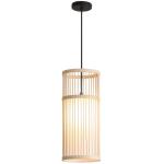 Wicker Bamboo Hand Make Suspension Luminaire Dining Room Kitchen Island pendant