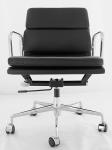 Sturdy Stable Modern Leather Office Chair , Low Back Office Chair Optional Color