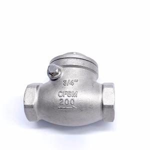 China SS304 Full Bore Horizontal Non-Return Valve for Casting Investment Efficiency wholesale