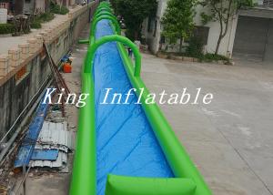 China Single Lane Inflatable Street Water Slide PVC Tarpaulin Slip N Slide For Adults OEM wholesale