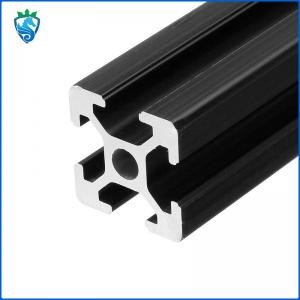 China 2020 Black Assembly Line Aluminum Profile Extrusion Standard Profile Industrial Aluminum wholesale