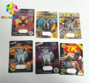 China CMYK Color Blister Card Packaging 350 Gsm Paper Pill Product Packing Box Display wholesale