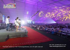 China Ceremony Aluminum Structure Outdoor Event Tents With PVC Roof 850g/Sqm wholesale