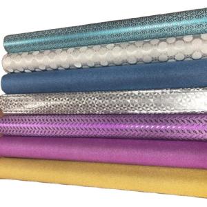 China Blow Molding Professional Gold Glitter Laminate Film Roll for Packaging Decoration wholesale