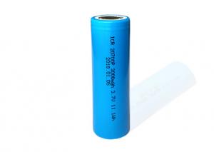 China Blue 3.7 V Li Ion Battery 3000mah  , 20700 High Drain Battery For Vaping Box Mod wholesale