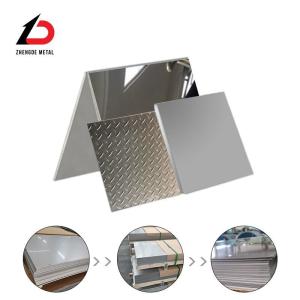 China Stock Stainless Steel Plate/Sheet 304 316 410 201 202 2b/8K/Mirror/Embossed/Checkered/Anti Print Finger/Perforated wholesale