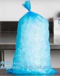 LDPE ice cubes packing carry out bags, insulated dry cold ice bag/Transparent