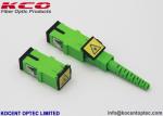 Non Flange Fiber Optic Adapter 1 Chanel Singlemode Plastic Material With Dust