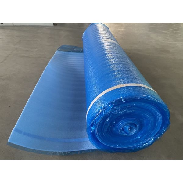 EPE Laminate Floor Underlay With Blue Single Foam High Thermal Insulation