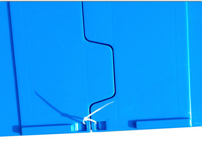 Durable Plastic Collapsible Tote Box Colors Customized 600*400 mm