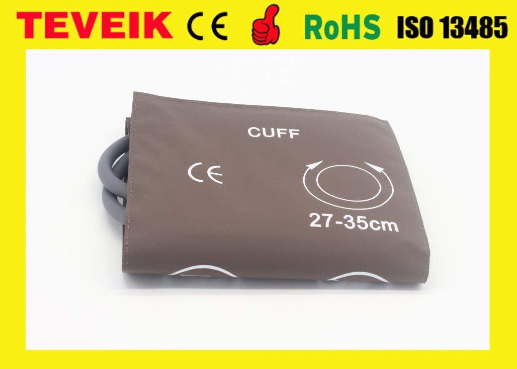 Reusable Factory Supplier Welch-Allyn 002774 PU 27cm-35cm Double Hose Blood Pressure NIBP Cuff for Adult