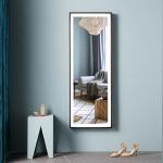 Wooden Frame Led Full Length Mirror Color Temperature Adjustable Led Full Body