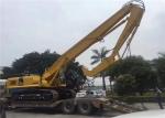 Pc360 Excavator Pile Driver , Sheet Pile Vibratory Hammer Boom 3000 Rpm