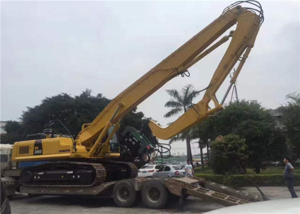 Pc360 Excavator Pile Driver , Sheet Pile Vibratory Hammer Boom 3000 Rpm