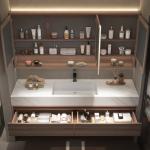 Waterproof Bathroom Vanity Cabinets in American Style Modern Design for Your