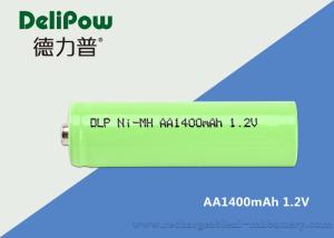 China LED AA NIMH Rechargeable Battery 1400mAh With 3 Years Cycle Life wholesale