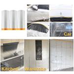 PE Plastic Film Transparent Crepe Paper Spray Painting Covering Car Taped