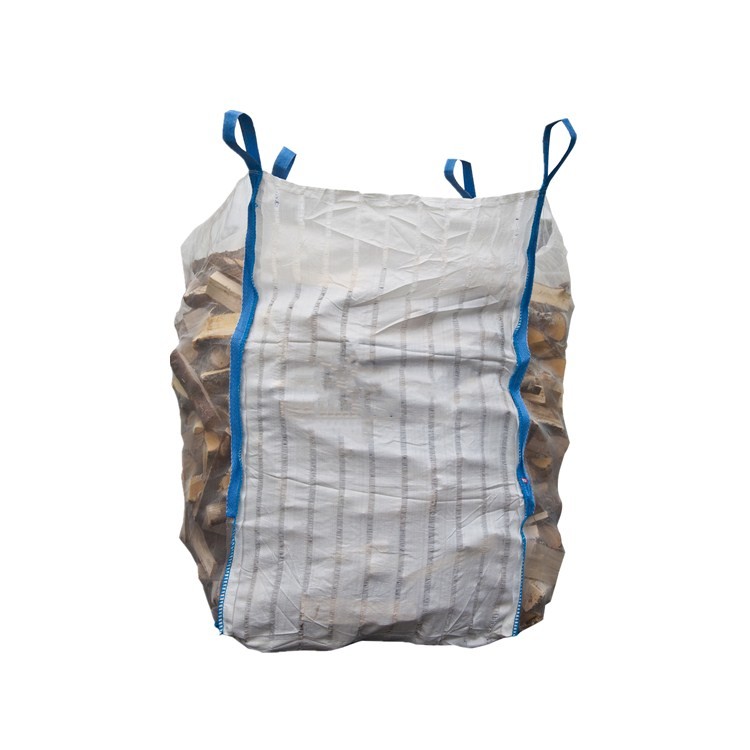 Firewood 1mt Jumbo FIBC Bulk Bags Open Top Closed Bottom UV Treated