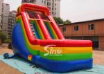 Colorful Outdoor Kids Biservice Wet N dry Commercial Inflatable Slides For