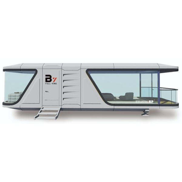 Galvanized Light Steel Frames Main Structure Prefab Modular House Camping Capsule Container Home With Customized Layout