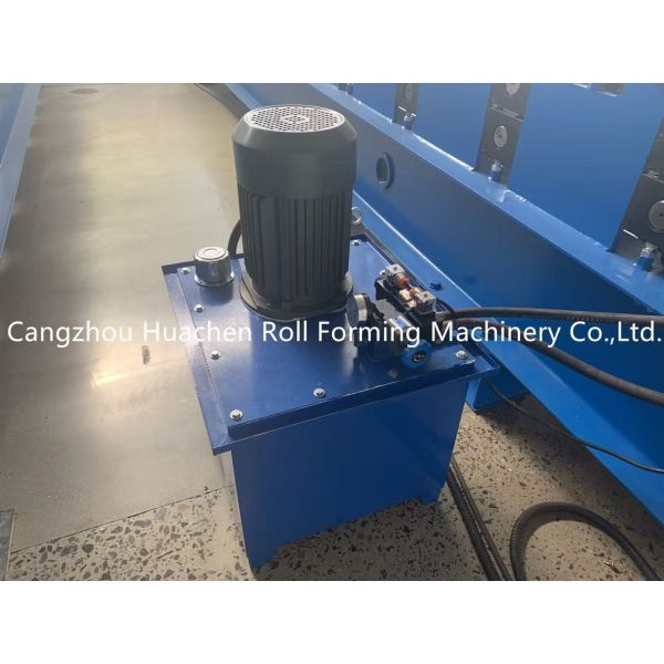 Hydraulic Motor Control Roofing Sheet Roll Forming Machine with 12 Stations for 0.3-0.6mm Material Thickness