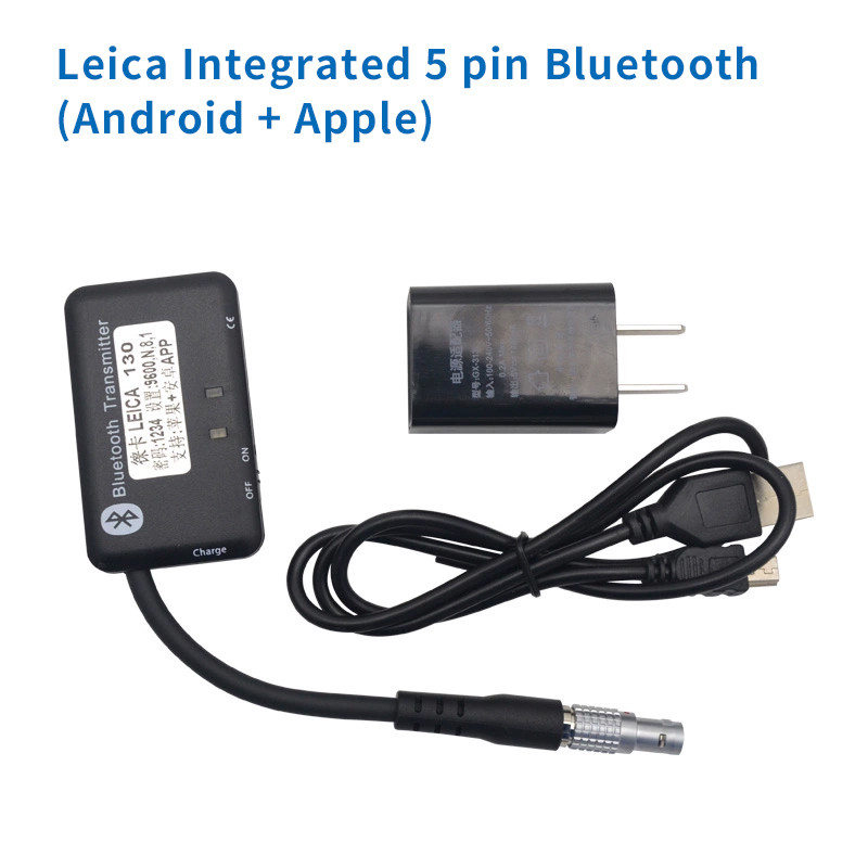 Bluetooth Adapter for LEICa 5 Pin and 8 Pin with Charger and cable Android and iOS Systems