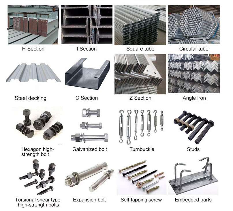 XDEM Light Prefabricated Steel Structure Warehouse Production Workshop Frame Metal Building