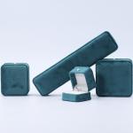 Wholesale Manufacturing high end velvet Jewellery packaging Box Custom Necklace