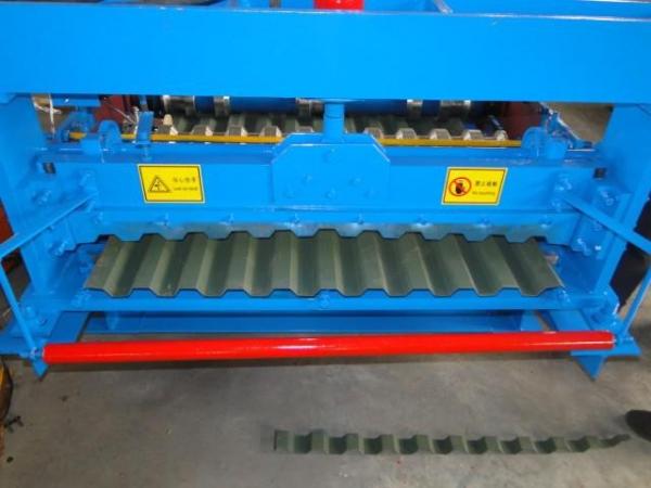 Quality Durable Double Layer Roll Forming Machine , Metal Floor Tile Making Machine for sale