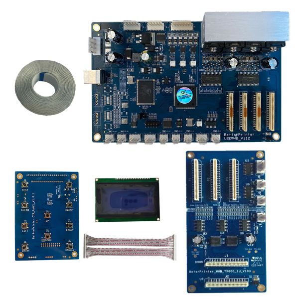 Single Head Tx800 Printhead Board Kit For Wall Floor Printer White Ink Pyrography Printer