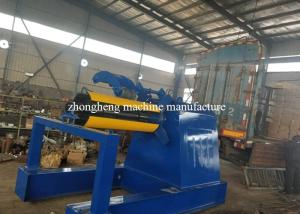 China PPGI / GI / PPGL Hydraulic Decoiler For Color Steel Roof Sheet Roll Forming Machine wholesale