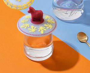 China Creative Cartoon Silicone Cup Lid Leak Proof And Dustproof Ceramic Tea Cup Water Cup Lid Sealed And Fresh Keeping Lid wholesale