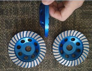 China 5inch 125mm Turbo Cup Wheel , 5 Diamond Grinding Disc For Concrete wholesale