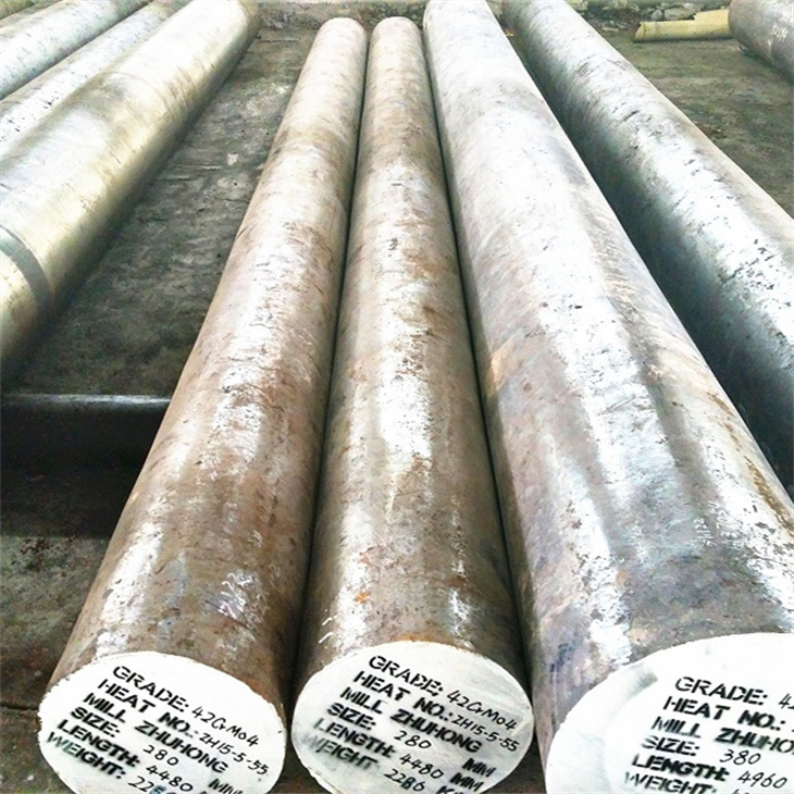 Silver Cold Rolled Steel Alloy Round Rod Annealed 170-207 Hardness ASTM GB JIS Standard