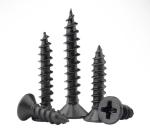 Din912 M5 Self Tapping Black Flat Round Head Plated Metal Screws