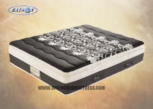 China Pillow Top Pocket Zoned Mattress With Knitted Fabric Quilting Soft Foam wholesale