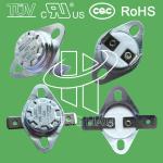 KSD301 Bimetal Temperature thermal Switch , Normally Closed / Open Auto Reset