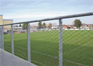 China 316L Flexible Stainless Steel Woven Wire Mesh / Safety Net Mesh For Playground 40x40mm wholesale