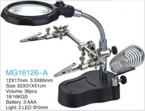 China electric iron bracket with lights  magnifying glass for repair electrical board sculpture etc wholesale