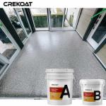 Slip Resistance Epoxy Flake Floor Coating For Showrooms Garages