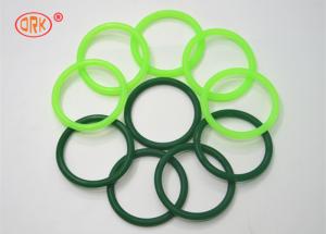 China Fluorine Rubber Seals O Ring Heat Resistant , Green O Rings For Aircraft Engine wholesale