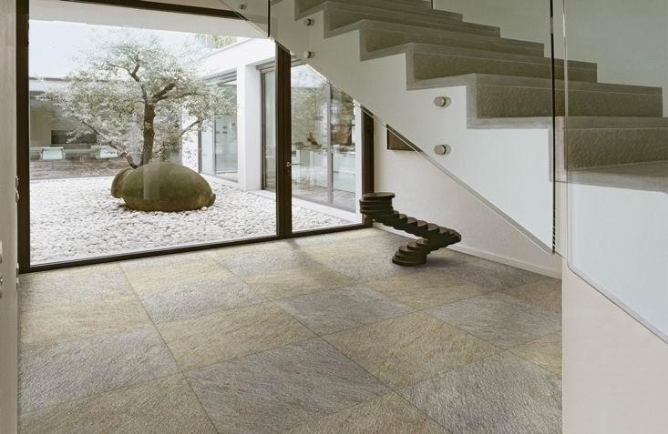 Durable Sandstone Porcelain Tiles , Sandstone Porcelain Floor Tiles 600*600 MM