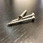 10G Stainless Steel A2 Wood Deck Screws Square Drive CSK Head 45mm With Ribs
