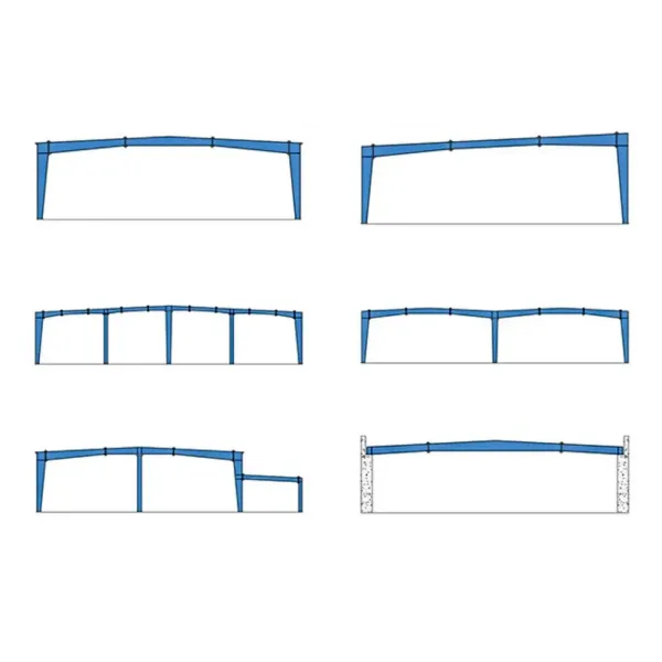 Prefabricated Cold Storage Metal Frame Prefab Building Structure Steel Construction Warehouse