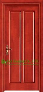 China Luxury Teak Timber Veneer Single Door For Hotel, Newly Solid Core European Style Door wholesale
