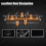 7 Inch Slim LED Light Bar for Truck 60W 6000lm Waterproof Lightbar Working Time