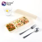 Microwave Safe Compostable Takeaway Food Container Disposable Corn Starch