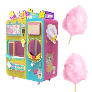 China Commercial Coin Vending Machines Fully Automatically Making Cotton Candy wholesale
