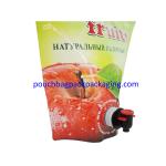 Plastic juice Bag In Box, Food Packaging Bag with spout, BIB Spout Pouch bag